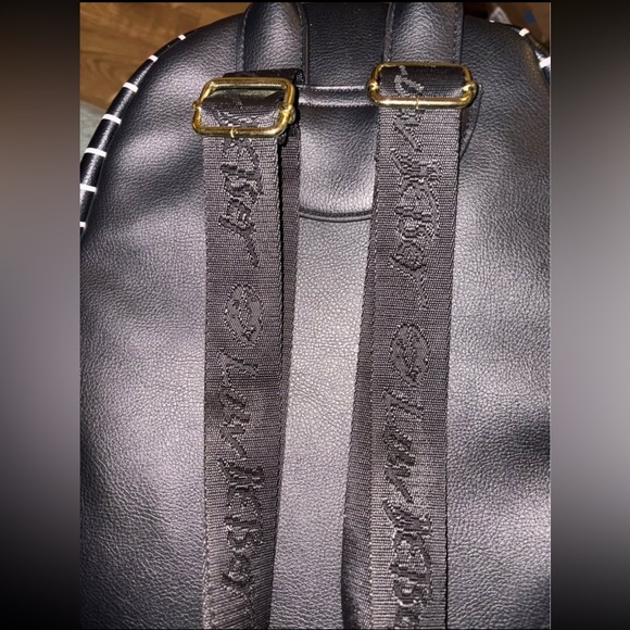 Luv Betsey Johnson Quilted Backpack in Purple and Black - Picture 7 of 7